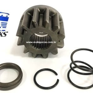 PHM61971 - Kit Pinhão para motor de partida Mitsubishi M009T61971 24V VW / MAN, 51262019199, 51262017199