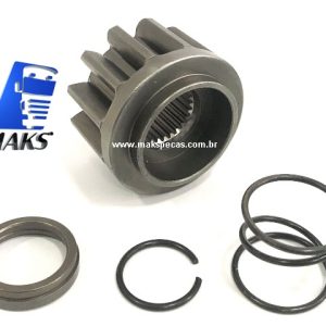 PHM61971 - Kit Pinhão para motor de partida Mitsubishi M009T61971 24V VW / MAN, 51262019199, 51262017199