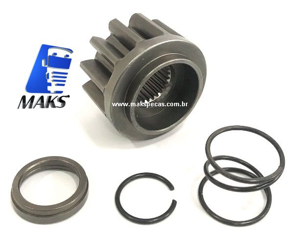 PHM61971 - Kit Pinhão para motor de partida Mitsubishi M009T61971 24V VW / MAN, 51262019199, 51262017199