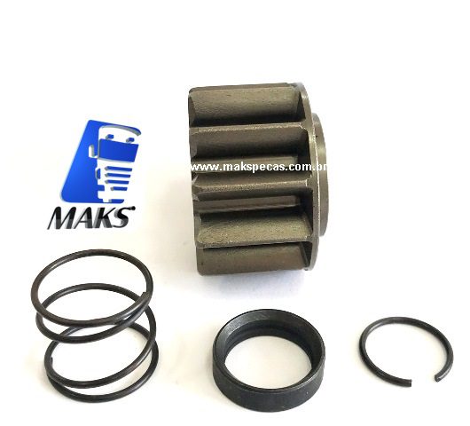 PHM64771 - Kit pinhão para motor de partida Mitsubishi M009T64771. Aplicação Sinotruck, Howo, 11 Dentes, OUTROS.