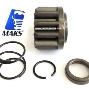 PHM65971 - Kit pinhão para motor de partida Mitsubishi M009T65971 12 dentes Scania 2029376