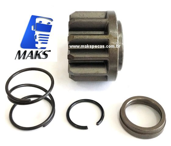 PHM65971 - Kit pinhão para motor de partida Mitsubishi M009T65971 12 dentes Scania 2029376