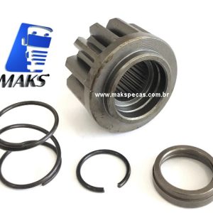 PHM65971 - Kit pinhão para motor de partida Mitsubishi M009T65971 12 dentes Scania 2029376