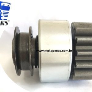 PINH7171 - Pinhão partida modelo Nikko 230007171 24V 7.5Kw, 15 dentes. Mitsubishi S12R S16R 15T