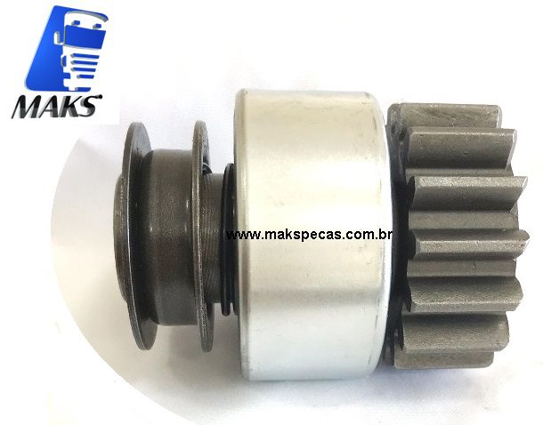 PINH7171 - Pinhão partida modelo Nikko 230007171 24V 7.5Kw, 15 dentes. Mitsubishi S12R S16R 15T