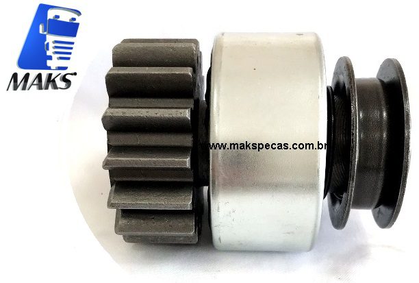 PINH7171 - Pinhão partida modelo Nikko 230007171 24V 7.5Kw, 15 dentes. Mitsubishi S12R S16R 15T