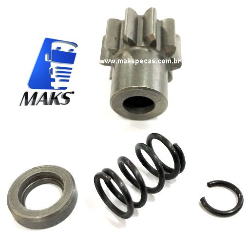PINH806 - Kit pinhão para motor de partida modelo Delco Remy 29MT 10 dentes 32mm, varias aplicações.