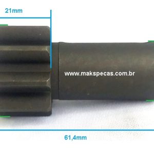 PINH9D - Pinhão para motor de arranque Bosch KB 2006382020, 2006382150, 2006382176, 2006383150, 9 dentes MBB