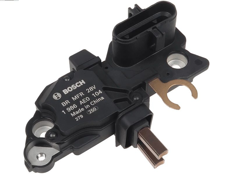 IB300 - Regulador de voltagem mod Bosch F00M144122, F00M144106, F00MA45252,  1986AE0104 para alternador eletrônico Bosch 0124655026 / 0124555008 Scania 28V 80-110A