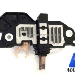 REG102 - Regulador de tensão (voltagem) para alternador modelo Bosch 0124655102 24V 150A, Volvo FH