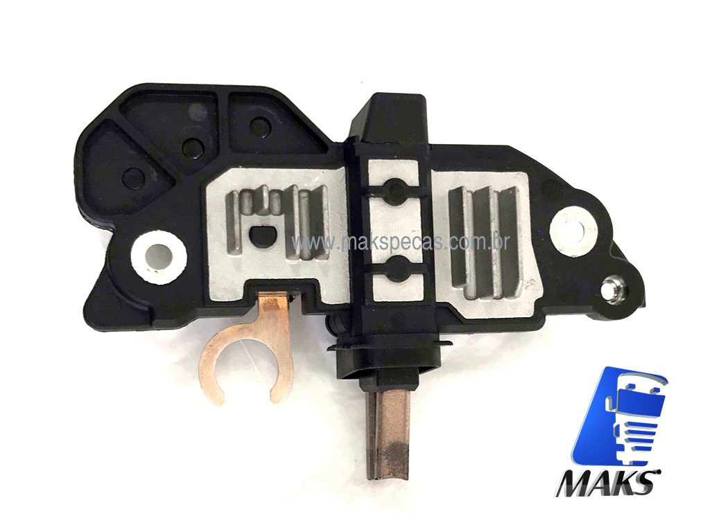 REG102 - Regulador de tensão (voltagem) para alternador modelo Bosch 0124655102 24V 150A, Volvo FH