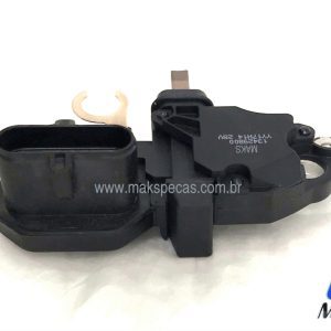 REG102 - Regulador de tensão (voltagem) para alternador modelo Bosch 0124655102 24V 150A, Volvo FH