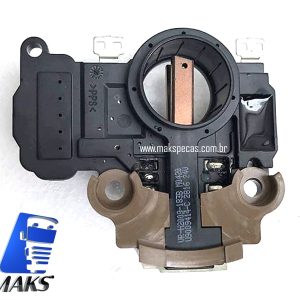 REG6393 - Regulador de tensão (voltagem) para alternador Mitsubishi A004TR6393 24V 130A Volvo FH12, FM12, FMX12, Volvo 2015 em diante