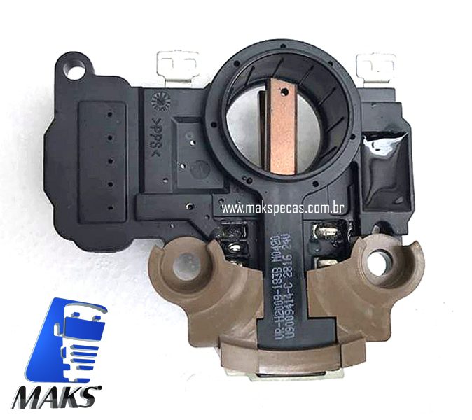 REG6393 - Regulador de tensão (voltagem) para alternador Mitsubishi A004TR6393 24V 130A Volvo FH12, FM12, FMX12, Volvo 2015 em diante