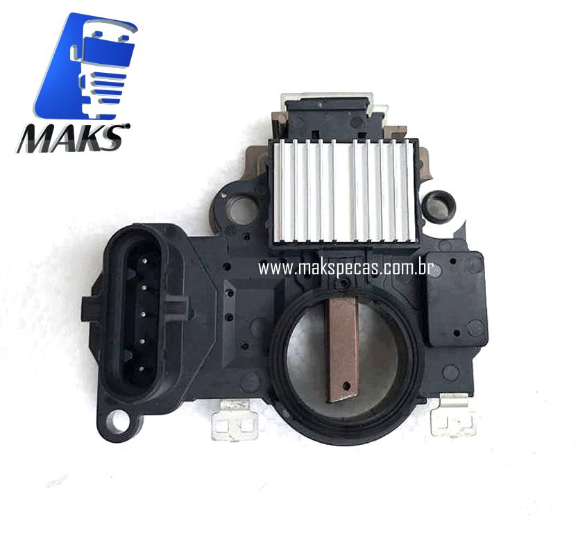 REG6393 - Regulador de tensão (voltagem) para alternador Mitsubishi A004TR6393 24V 130A Volvo FH12, FM12, FMX12, Volvo 2015 em diante
