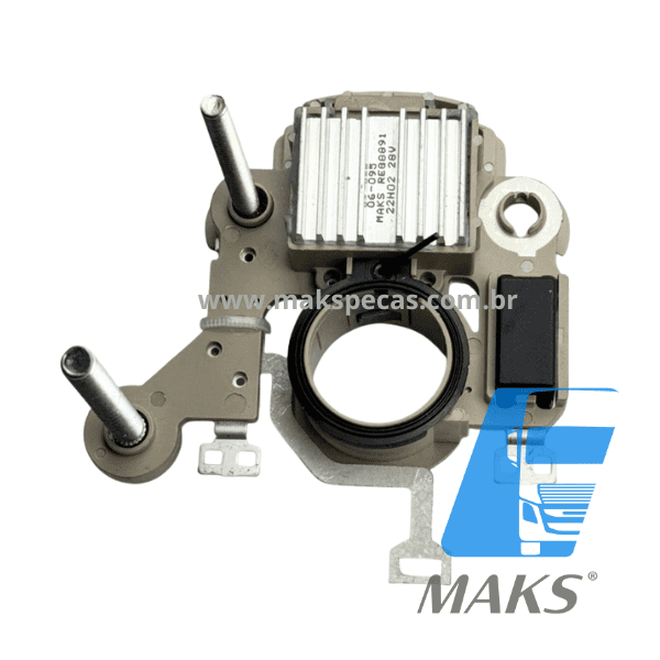 REG8891 - Regulador de tensão ( voltagem ) para alternador eletrônico tipo Mitsubishi A003TA8891 A3TA8891 24V 80A,  Volvo 20804899
