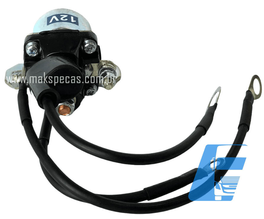 RA55779 - Relé auxiliar de partida para motor de arranque tipo Mitsubishi M008T55779 / M8T55779/M008T55578/  12V 3,6Kw, 11 dentes. Aplicação VOLVO Maritimo (isolado)
