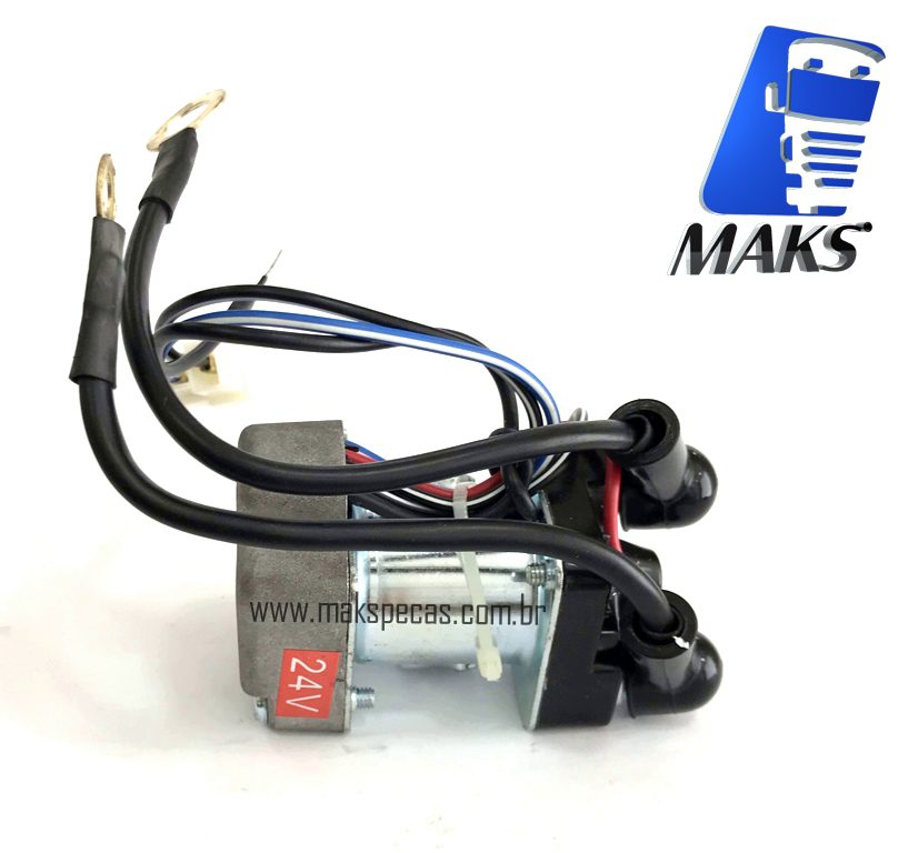 RA7171 - Rele Auxiliar partida modelo Nikko 230007171 24V 7.5Kw, 15 dentes. Mitsubishi S12R S16R 15T