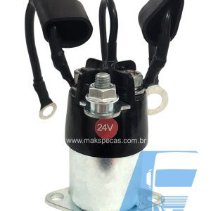 RALB012 - Relé auxiliar 24V mod 1.337.210.741 para motor de arranque modelo Bosch 0001330012, 0001330067, 0001330068 24V 6,0Kw, 12 Dentes.