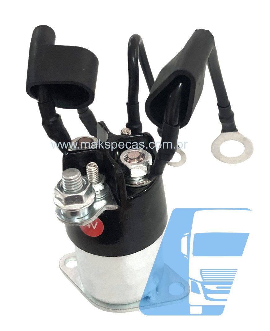 RALB012 - Relé auxiliar 24V mod 1.337.210.741 para motor de arranque modelo Bosch 0001330012, 0001330067, 0001330068 24V 6,0Kw, 12 Dentes.