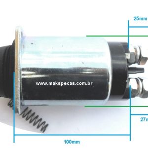 AJE006 - Automático/ Rele de partida (automático/ solenoide) para motor de arranque Bosch JE, 2339403006 (0001371006/ 9000453068) 24V, Aplicação SCANIA.