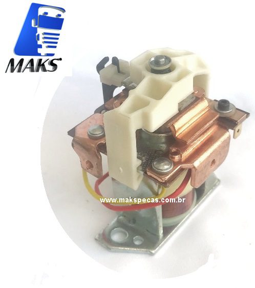 AKB005 - Rele de partida (automático/ solenoide) secundário para motor de partida modelo KB (isolado)  para Bosch ou Delco Remy. Várias aplicações