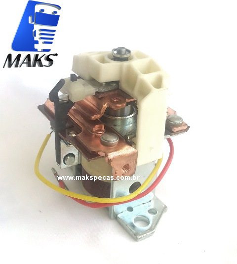 AKB005 - Rele de partida (automático/ solenoide) secundário para motor de partida modelo KB (isolado)  para Bosch ou Delco Remy. Várias aplicações