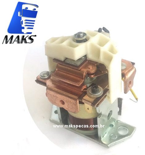 AKB005 - Rele de partida (automático/ solenoide) secundário para motor de partida modelo KB (isolado)  para Bosch ou Delco Remy. Várias aplicações