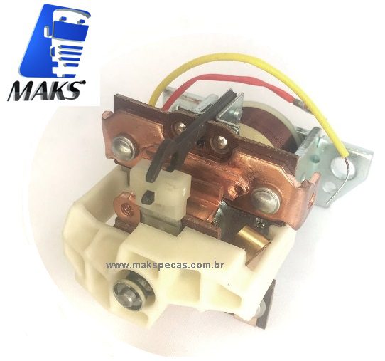 AKB005 - Rele de partida (automático/ solenoide) secundário para motor de partida modelo KB (isolado)  para Bosch ou Delco Remy. Várias aplicações