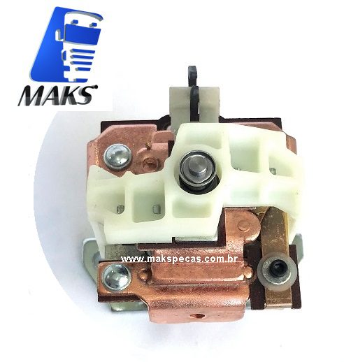 AKB006 - Rele auxiliar de partida (automático/ solenoide) para motor de arranque modelo KB para aplicação Bosch ou Delco Remy. Várias aplicações
