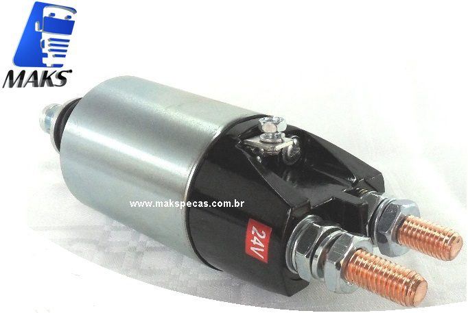 AM171 - Automático para motor de partida Mitsubishi M009T61171, M009T62572ZA , M009T62671 24V Volvo FH, outros.(Ref ZM-2897 Bosch 1987BE2023)