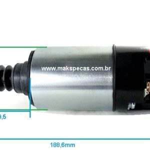 AM472 - Automático (Relé de partida/ solenóide) para motor de partida Mitsubishi M009T80472 MBB Axor, Volvo