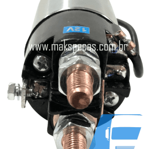 AM55779 - Automático (Relé de partida) para motor de arranque tipo Mitsubishi M008T55779 / M8T55779/M008T55578/  12V 3,6Kw, 11 dentes. Aplicação VOLVO Maritimo (isolado)