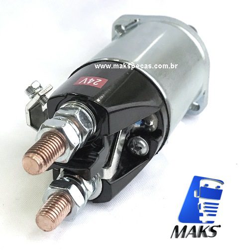 AM66171 - Automático (Relé de partida) para motor de partida Mitsubishi M009T66171 24V MBB Axor ZM-5898