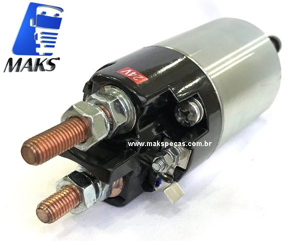 AM83771 - Automatico (Rele de partida) motor de arranque tipo Mitsubishi M009T83771 24V 7,0KW 12dentes
