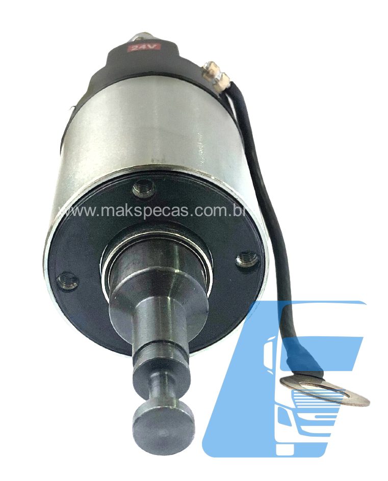 AM83879 - Automatico (Relé de partida) para motor de partida tipo Mitsubishi M009T83879 24V 7.0kW 12 dentes, aplicação Volvo.