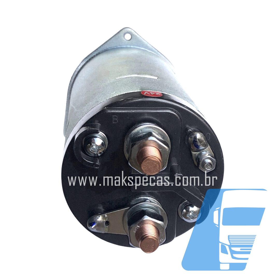 AN7171 - Automático (Rele de partida) aplicação Nikko 230007171 24V 7.5Kw, 15 dentes. Mitsubishi S12R S16R 15T