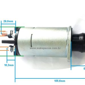 AUT478 - Automático (Relé de partida) motor de arranque Delco Remy 8200478 29MT - Ford/ VW/ Cummins