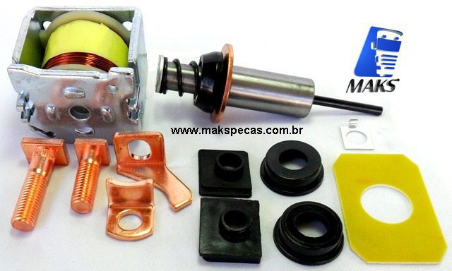 AUT5641 - Automatico (Relé de Partida) para motor de partida Denso 24V, 4,5Kw, 10dentes. Aplicação Iveco Stralis 2995138/ 42498714/ 99432760/ Lucas LRS01957/ LRS1957