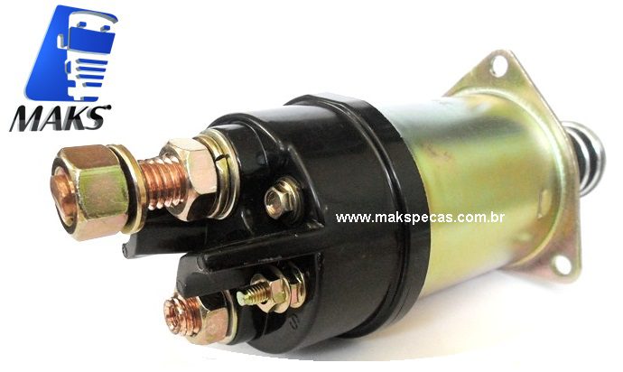 AUT678 - Automático (Rele de partida) para motor de arranque Delco Remy 37/41MT 24V DR 10512637 (para motor partida DR10479310/outros) tipo solid link