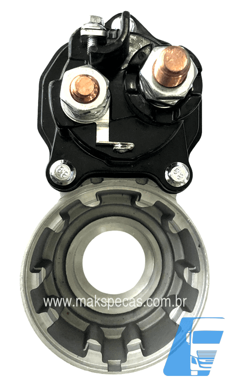 AUT9121 - Automático (Relé de partida) com mancal para motor de arranque modelo Denso 428000-9121 24V 7,0kW aplicação Caterpillar