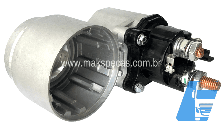 AUT9121 - Automático (Relé de partida) com mancal para motor de arranque modelo Denso 428000-9121 24V 7,0kW aplicação Caterpillar