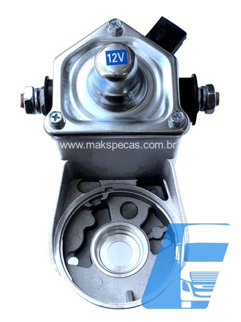 AUT3121 - Rele de partida para motor de arranque modelo Denso 128000-3121, 12V 2.5Kw, 13 Dentes. Aplicação CASE  1987559C1, 86982709, A170746, Cummins.