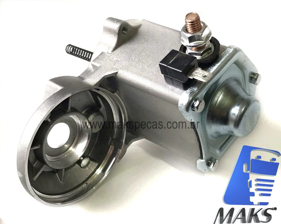SC664 - Carcaça com relé de partida ( automático / solenóide ) para motor de arranque modelo Denso 228000-0664 12V 1,4 KW 9 dentes CW aplicação KUBOTA , BOBCAT, BOMAG , CASE