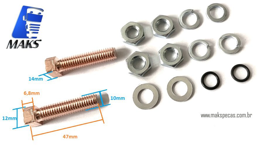 PAM572ZA - Kit borne de contato do relé de partida (automático) linha Mitsubishi, diversas aplicações.