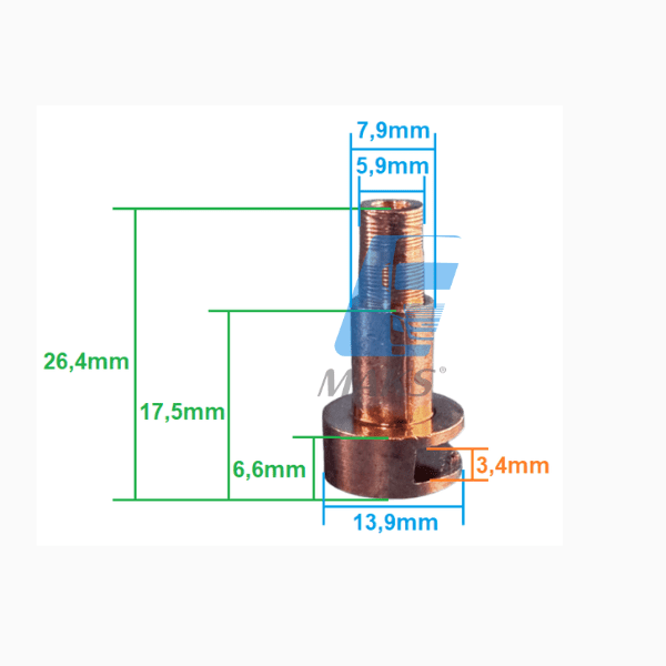 RB29MT - Kit reparo bobina para partida Delco Remy 29MT, varias aplicações