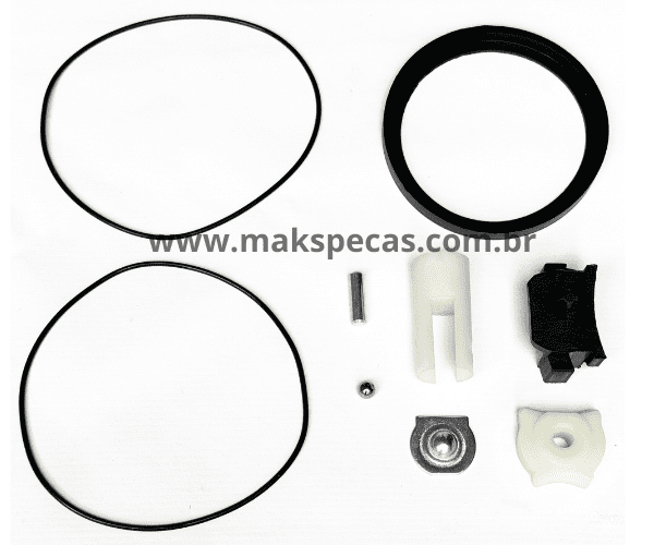JB472 - Kit reparo de vedação para motor de partida tipo Mitsubishi, linha M9 7.5 kW. Aplicação MBB, Scania, Cummins, outros