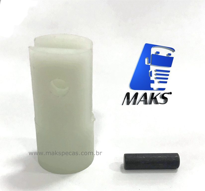 NY80472 -  Kit nylon com pino para garfo de acionamento para motor de arranque modelo Mitsubishi Linha M9 7.5Kw diversas aplicações