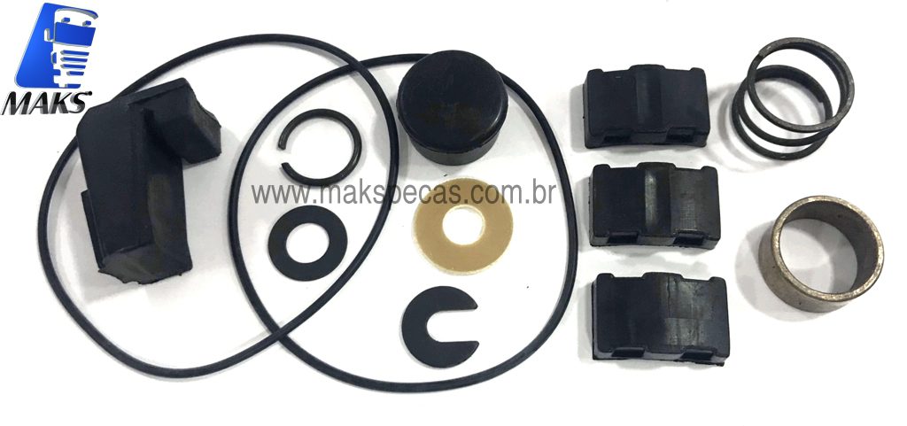 RKS4 - Kit reparo modelo Bosch 6033AD5100 , aplicação  principal para motor de arranque modelo Bosch 0001241001, 0001261002, outros