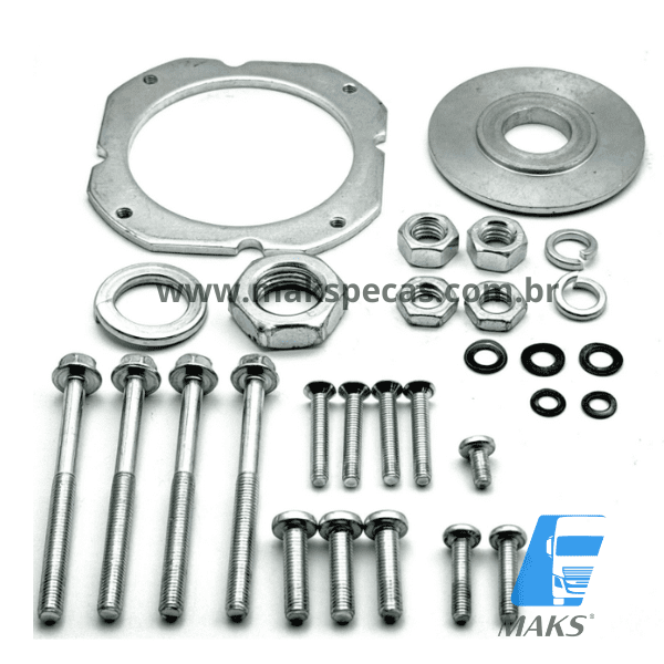 KIT326 - Kit fechamento para alternador modelo Bosch 0124655326 28V 120A, Volvo 21579977